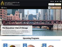Tablet Screenshot of executivesclub.org